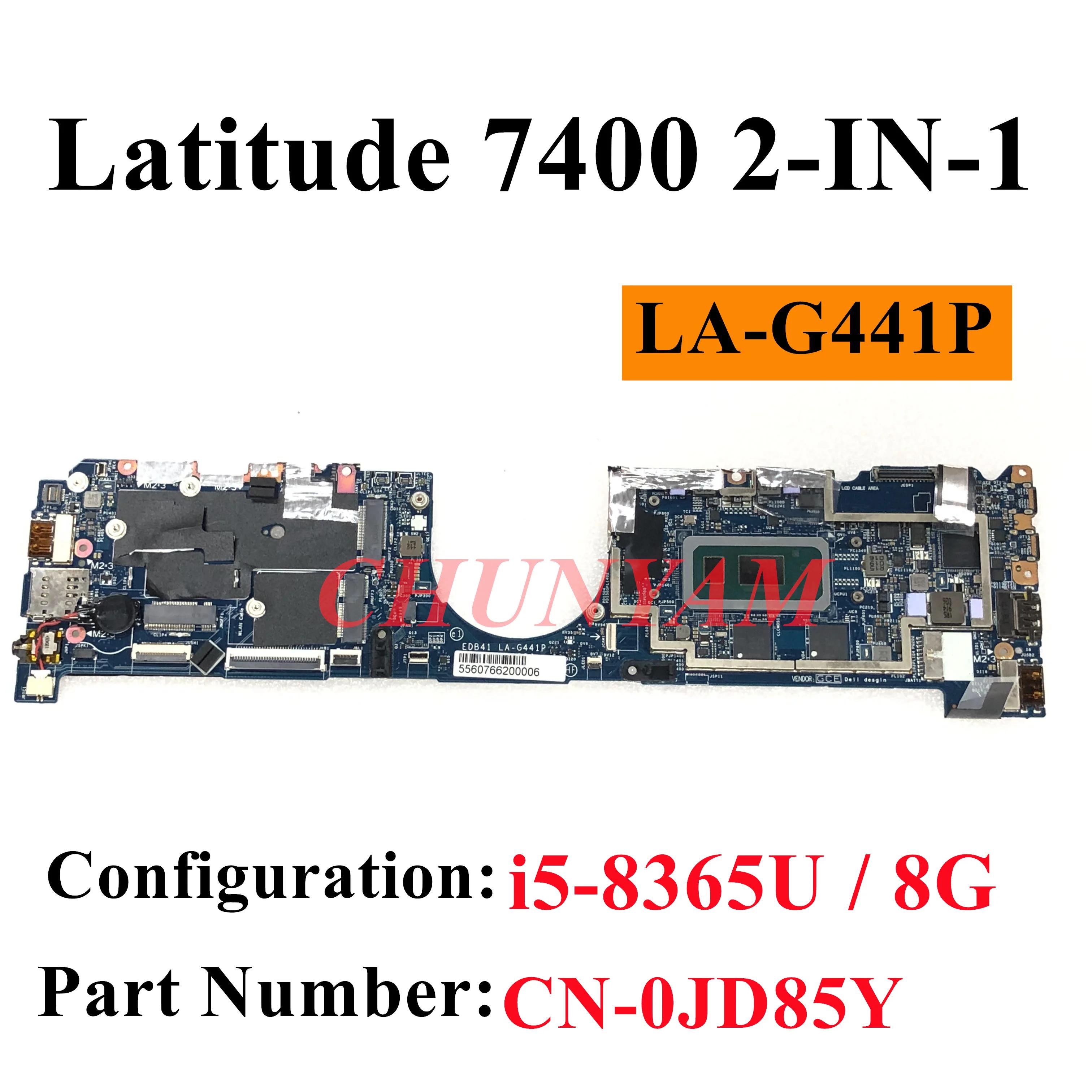 º Ʈ  CN-0JD85Y, Dell Latitude 14 7400  EDB41 LA-G441P i5-8365u, 8GB RAM, 2 in 1, JD85Y ü ׽Ʈ